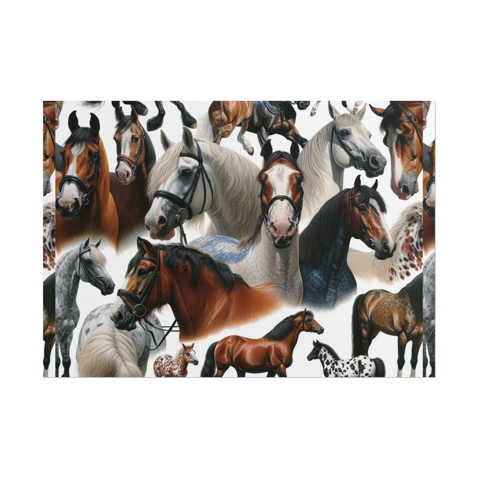 Equestrian Art Prints, Horse Lover Decor, Animal Poster, Equine Wall Art, Gifts for Equestrians