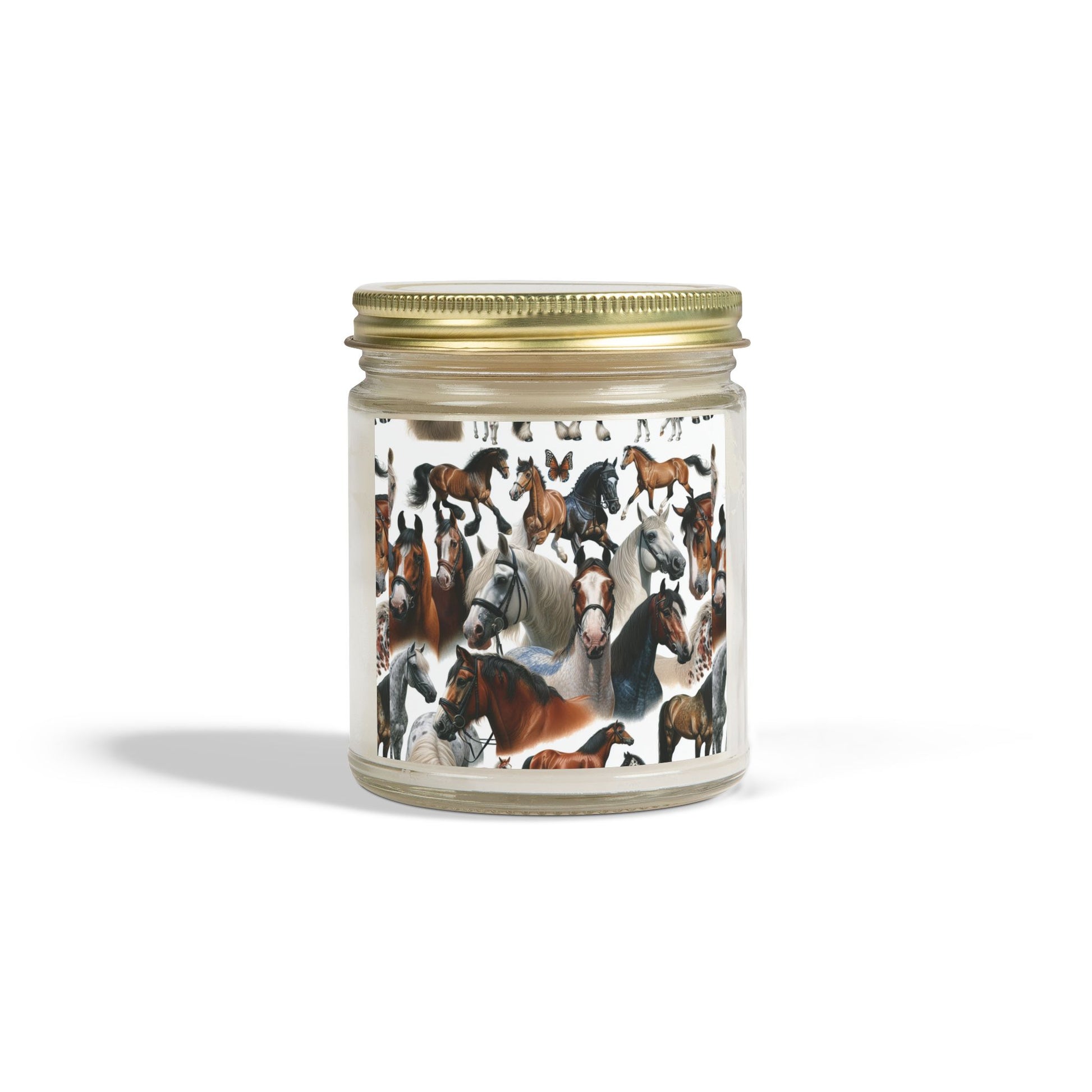 Scented Candles with Horse Design, Cozy Home Decor, Gift for Horse Lovers, Farmhouse Candle, Aromatherapy Candle