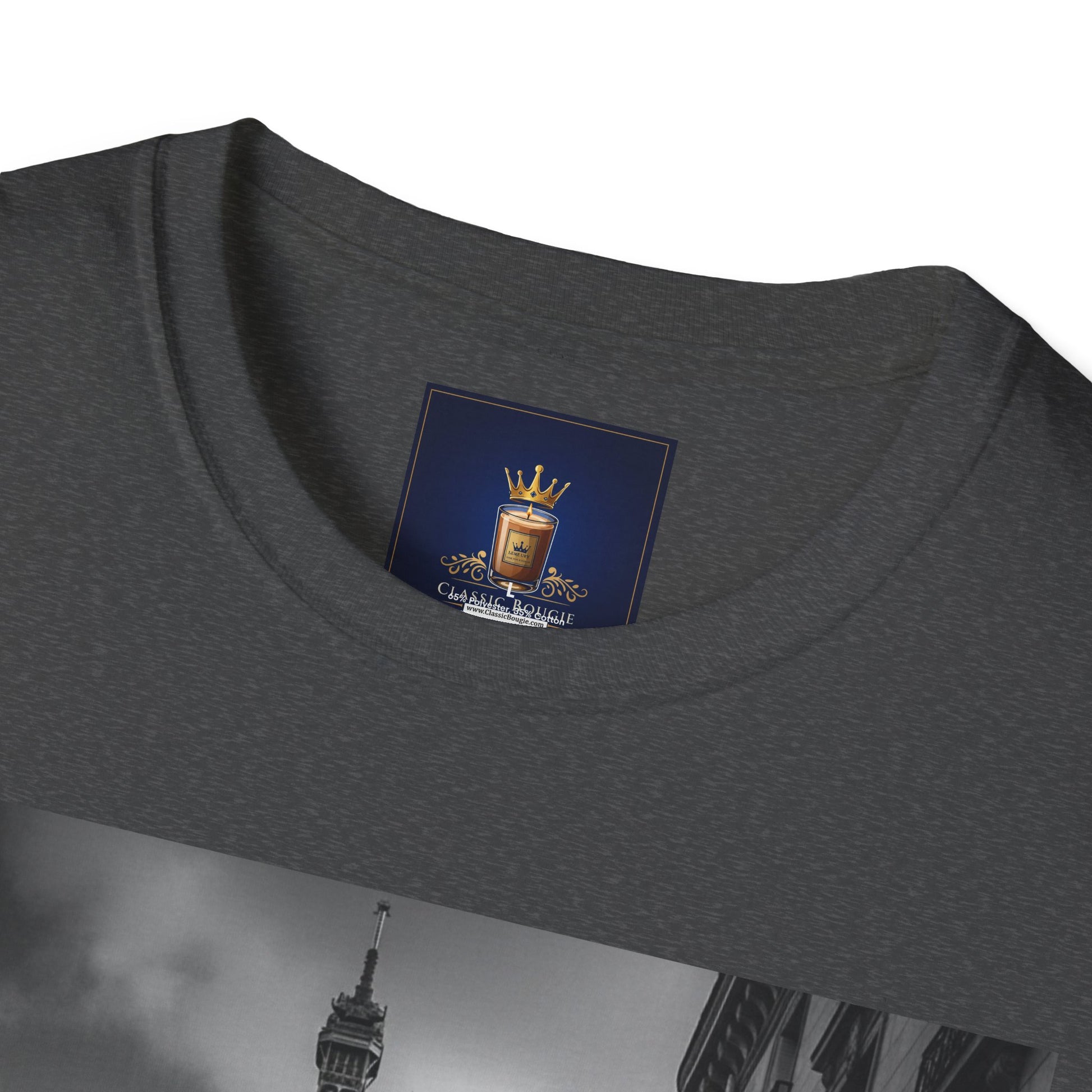 Eiffel Tower Unisex Softstyle T-Shirt, Fashion Tee for Travelers, Parisian Vibe, Great for Gifts, Casual Wear, Holiday Apparel