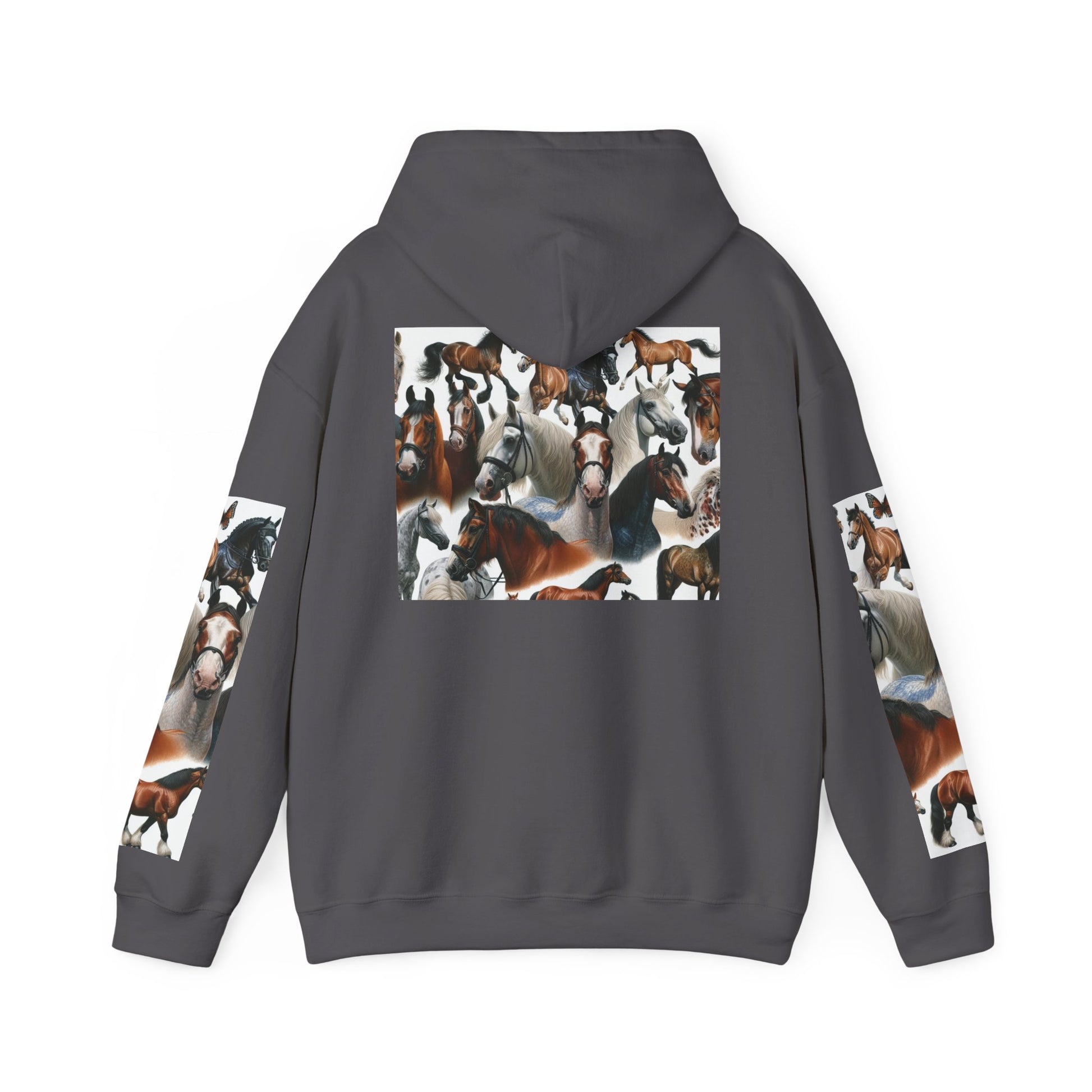 Horse Lover's Unisex Heavy Blend Hoodie, Cozy Equine Sweatshirt for Equestrians, Gifts for Horse Enthusiasts, Ideal for Animal Lovers