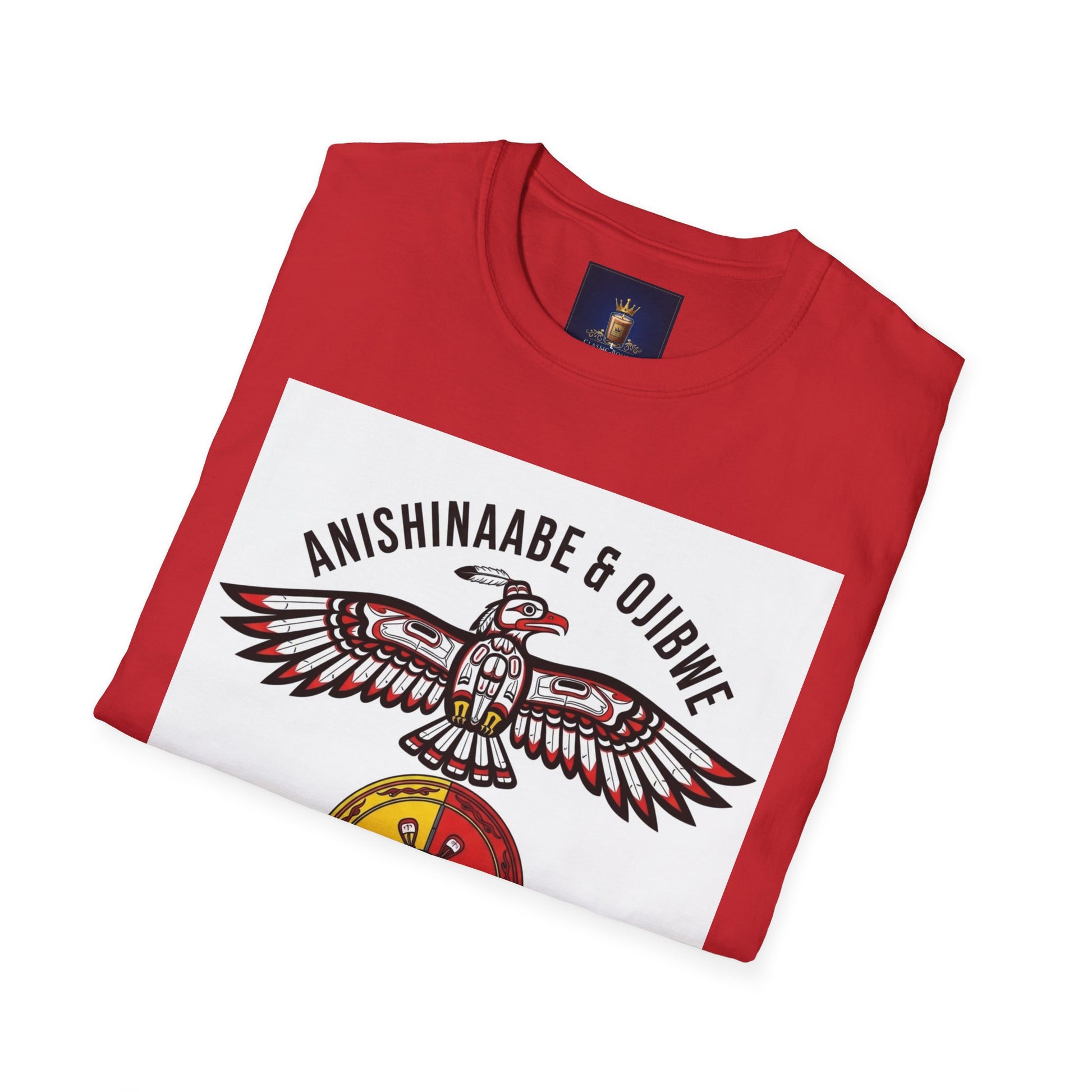 Anishinaabe & Ojibwe Native Spirit Unisex T-Shirt, Boho Graphic Tee, Cultural Pride Shirt, Festival Wear, Unique Gift for Her & Him