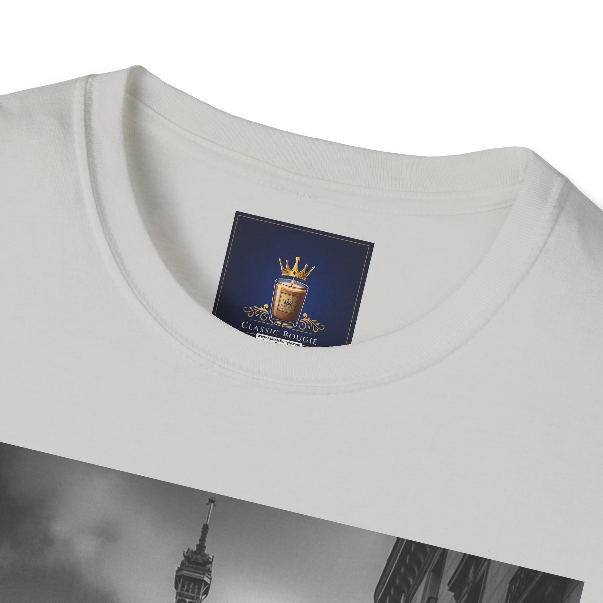 Eiffel Tower Unisex Softstyle T-Shirt, Fashion Tee for Travelers, Parisian Vibe, Great for Gifts, Casual Wear, Holiday Apparel