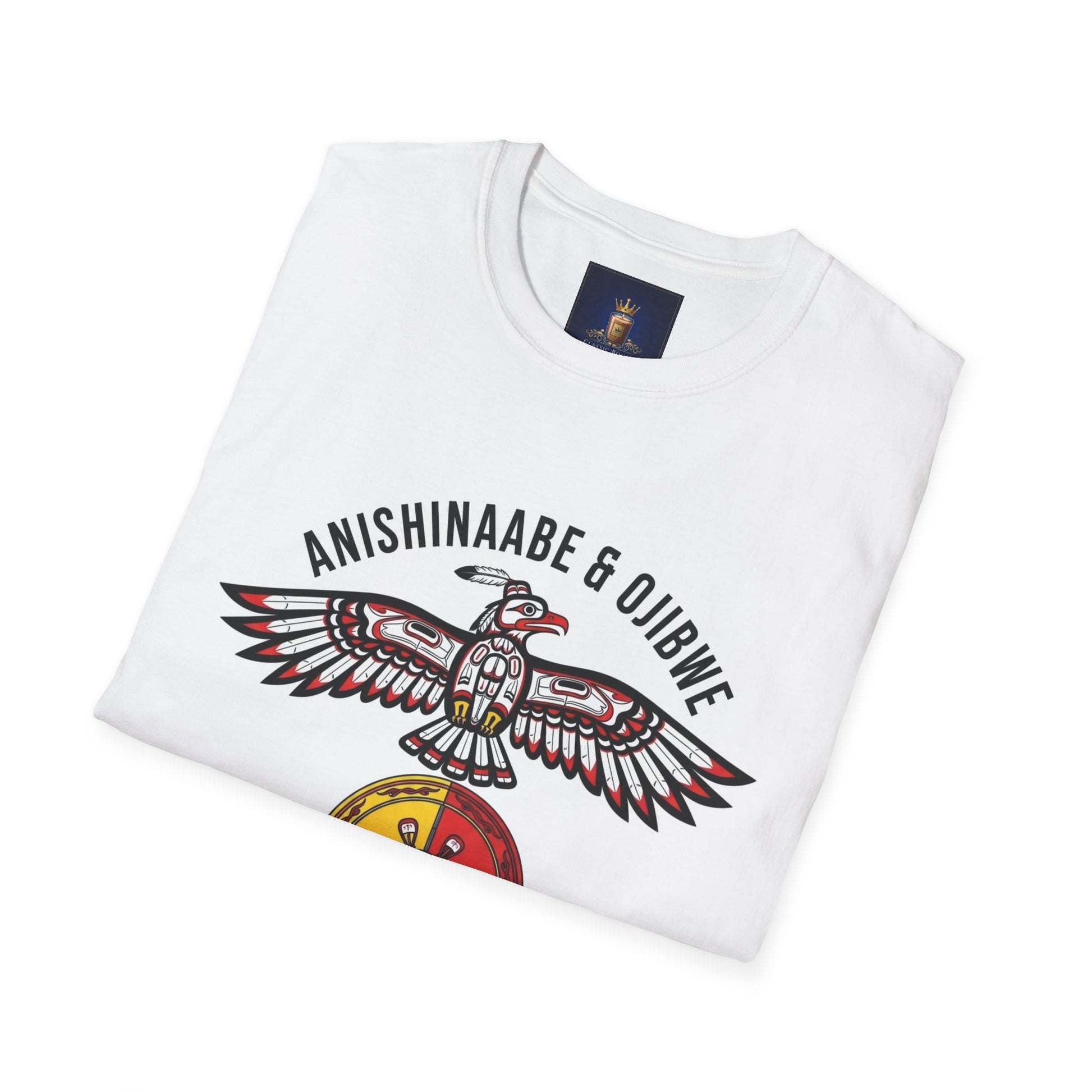 Anishinaabe & Ojibwe Native Spirit Unisex T-Shirt, Boho Graphic Tee, Cultural Pride Shirt, Festival Wear, Unique Gift for Her & Him