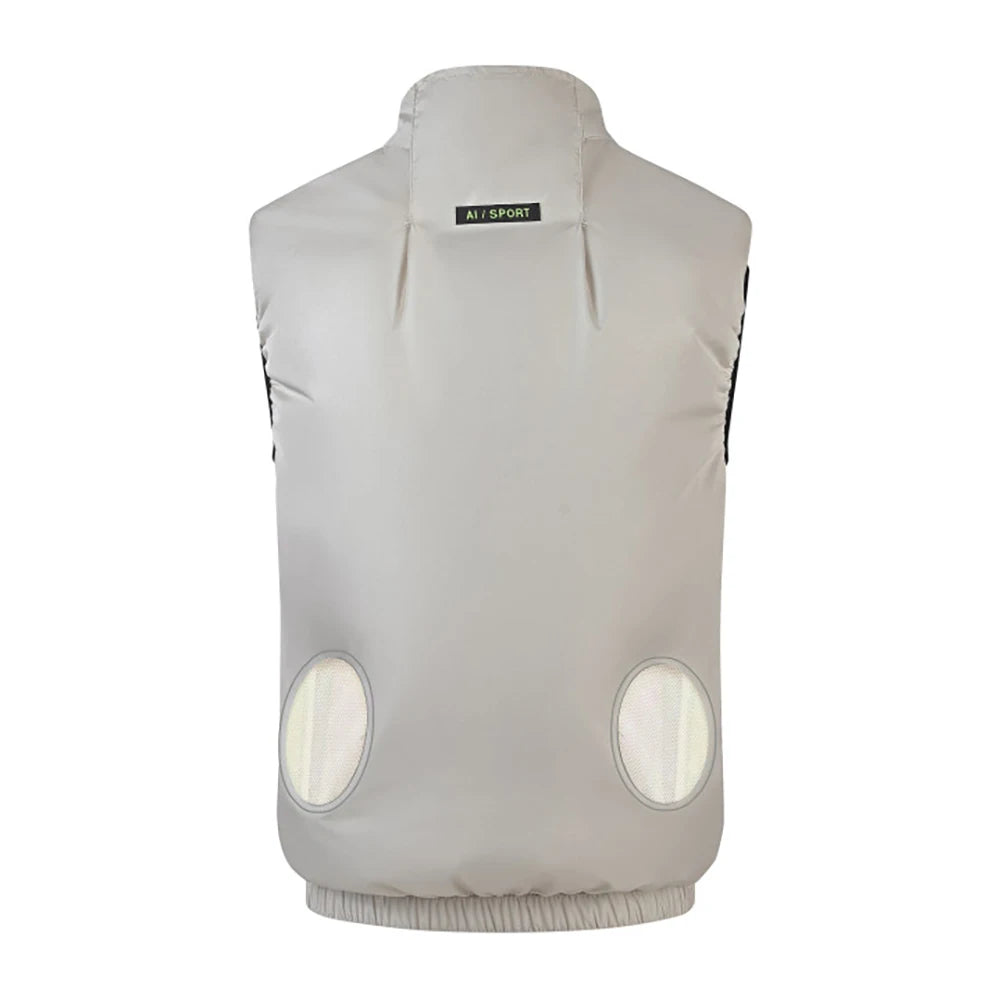 Fan vest Electric Cool Vest Cooling Fan Vest Air-conditioned Clothes Hiking Cooling 13 Hours High Temperature Work Fishing Vest