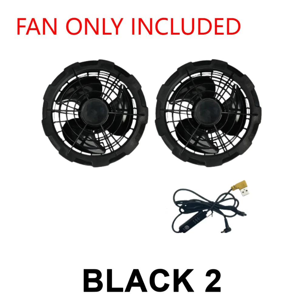Fan vest Electric Cool Vest Cooling Fan Vest Air-conditioned Clothes Hiking Cooling 13 Hours High Temperature Work Fishing Vest
